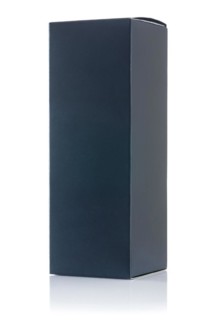Black paper box insulated
