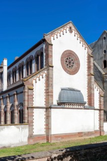 East facade of the synagogue