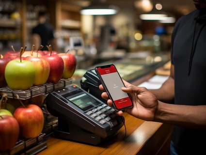 Purchasing and control with your cell phone while shopping