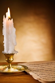 Copy the room view to the burning candle and old notes