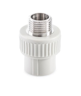 Polypropylene connector isoalated