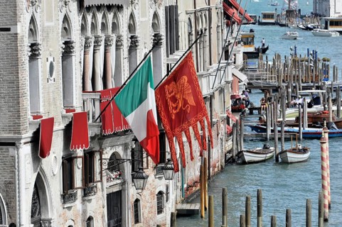 Flags for the Regata Storica