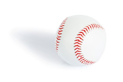 Baseball ball isolated