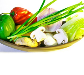 Assorted fresh vegetables