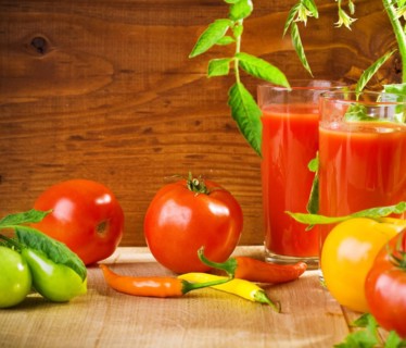 Tomatoes and juice