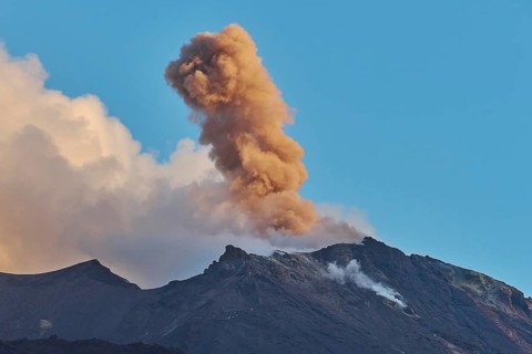 Volcanic eruption