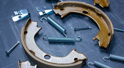 Hand parking brake pad replacement concept