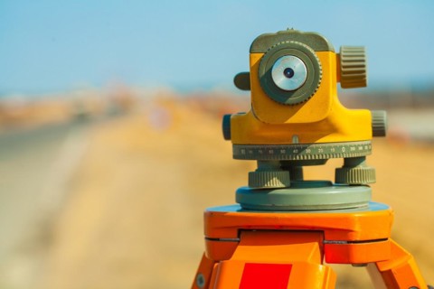 Theodolite close up