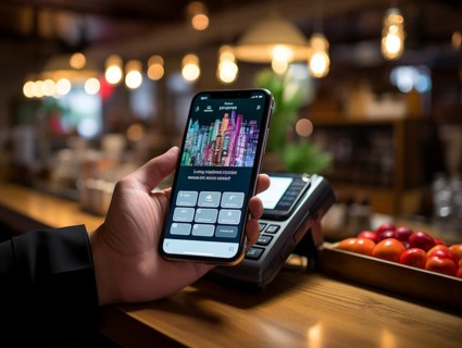 Purchasing and control with your cell phone while shopping