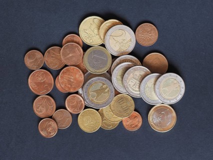 Euro coins