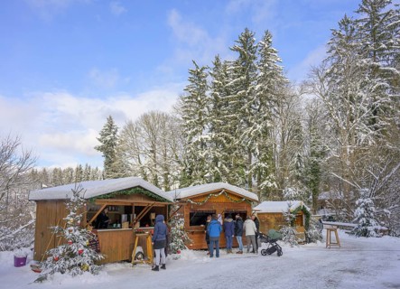 Advent market in
