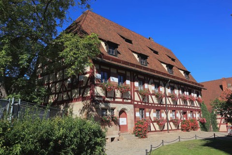 In the old town centre of Nuremberg