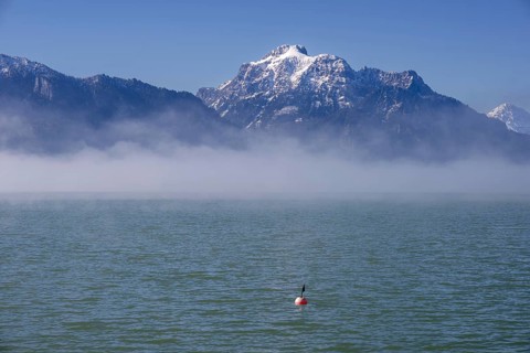 Morning atmosphere at Forggensee