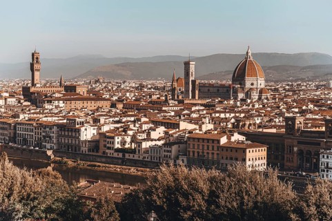 Santa Maria Del Fiore. Panorama. Italy