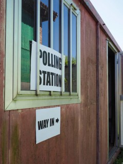 General elections polling station