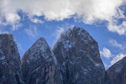 View of the Geisler peaks