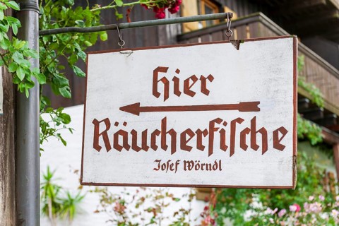 Sign for smoked fish