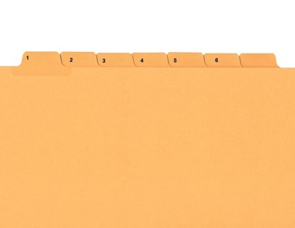 Yellow document folder