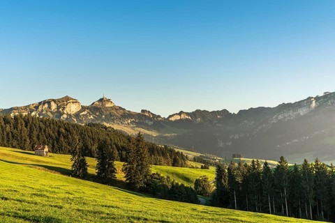 Hoher Kasten in the Alpstein mountains