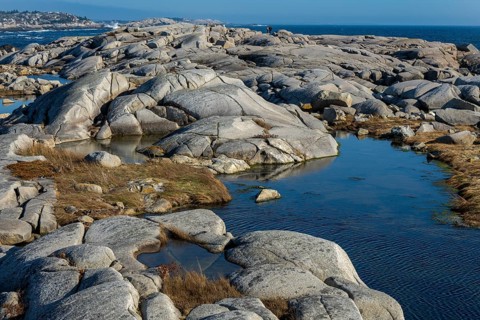 Peggys Cove Rock- Coast Canada