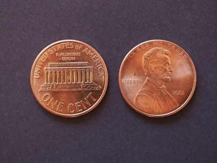 1 cent coin