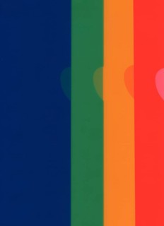 Multicolored document folders