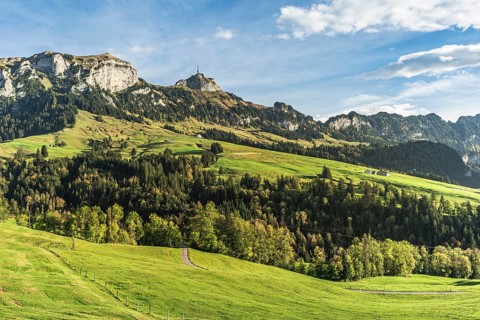 Hoher Kasten and Kamor in the Alpstein mountains