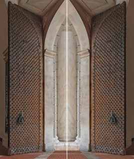 Historic double gates of the Palazzo Ducale