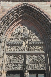 In the old town centre of Nuremberg
