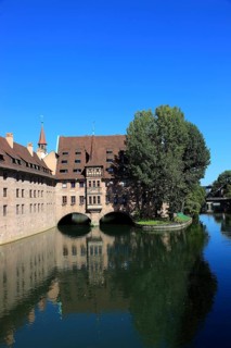 In the historic centre of Nuremberg