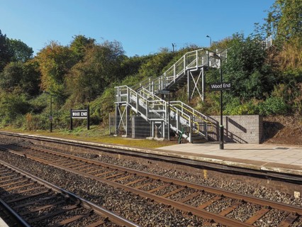 Wood End station in Tanworth in Arden