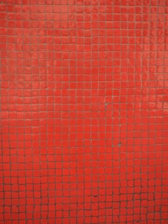 Red mosaic texture