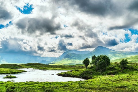 View of Rannoch Moor