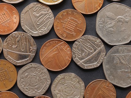 Pound coins