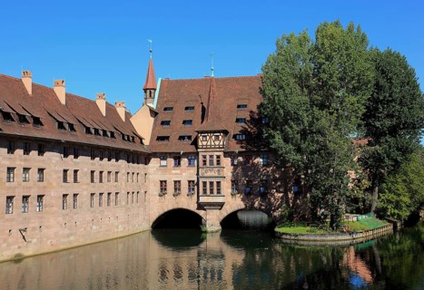 In the historic centre of Nuremberg