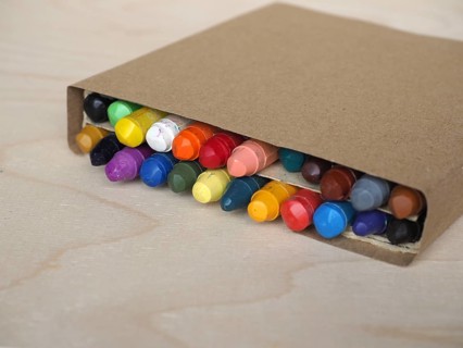 Wax Crayons box