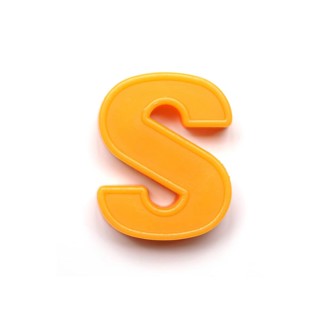 Magnetic lowercase letter S