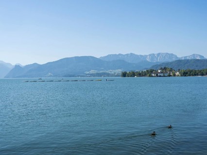 Boats on Lake Lake Traun