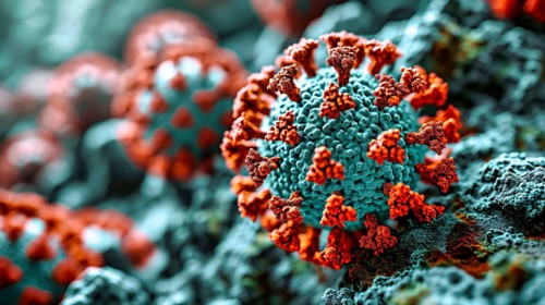 Image from the electron microscope