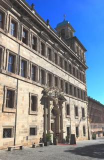 In the old town centre of Nuremberg