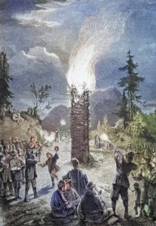 St John's bonfire in Finland