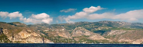 Panorama on the Cote d'azur