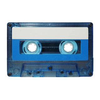 Tape cassette isolated