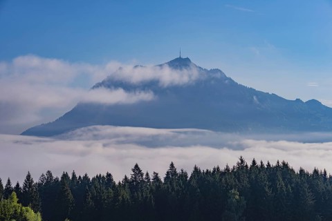 View from the Wittelsbacher Hoehe to the Gruenten