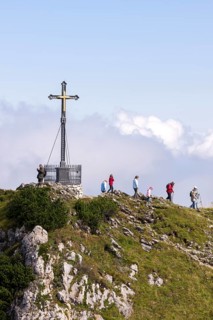 Summit cross on the Hochfelln