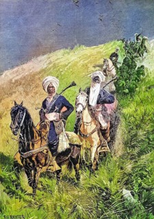 Slave train on Zanzibar