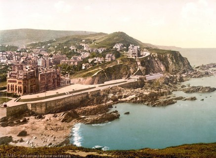 Town and hotel from the Capstone