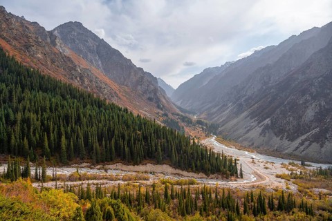 View into the Ala Archa valley