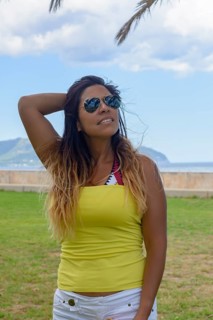 Portrait of a latin woman smiling