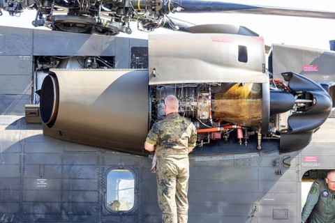 Sikorsky CH-53G helicopter